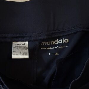 Mandala wide leg scrub pants